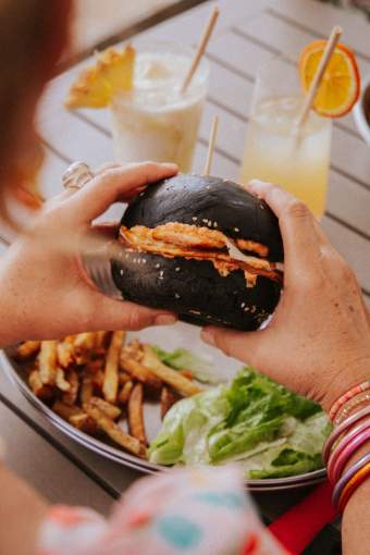 Reunion Island, Boucan Canot, Café Bronzette, Homemade Burger