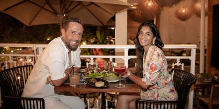 Reunion Island, Saint Pierre, Villa Sauvage, Restaurant