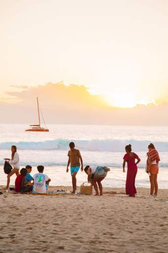 Saint Gilles les Bains, Les Brisants, Sauvage Plage, Sunset